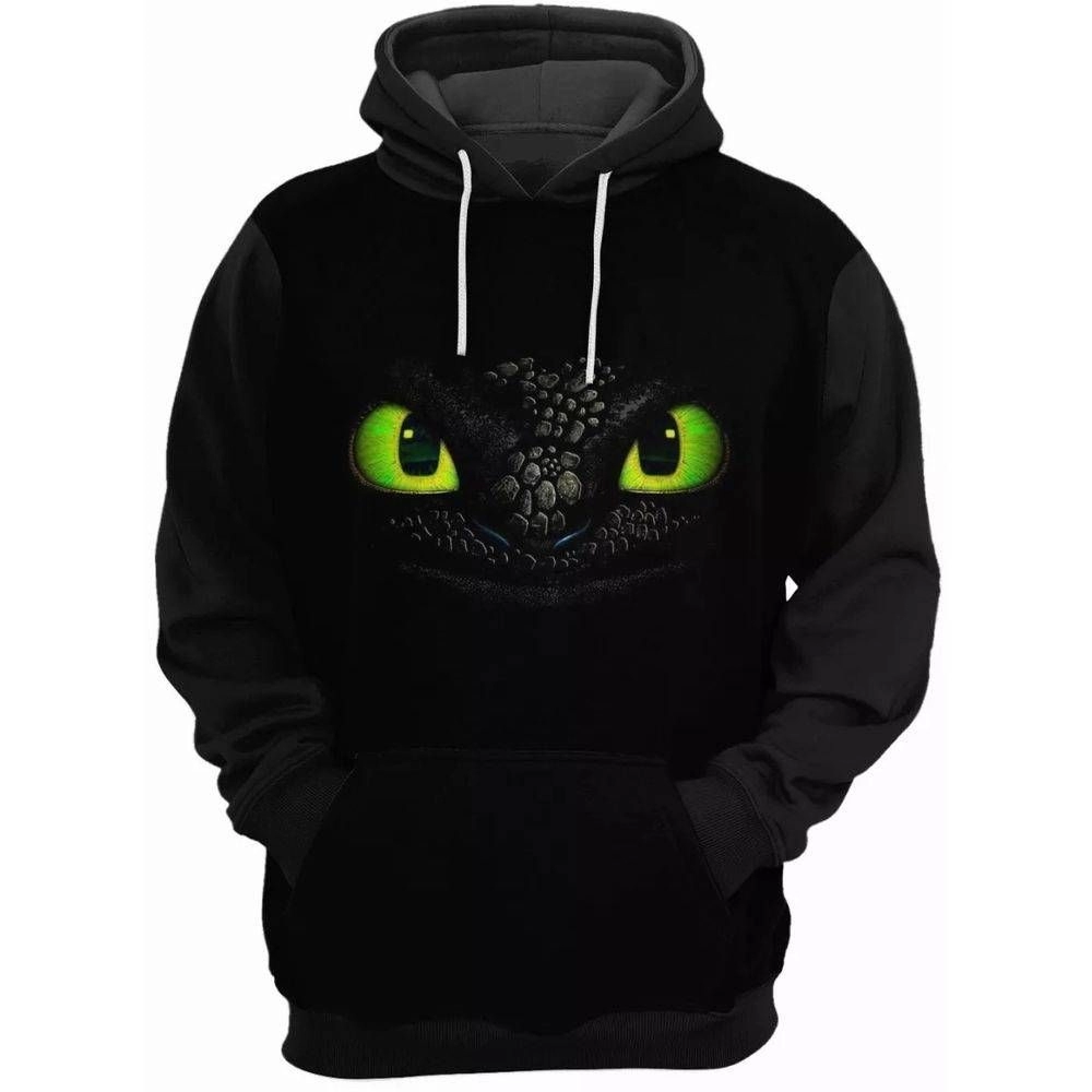 Moletom Blusa De Frio Infantil Banguela Como Treinar Seu Dragão