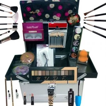 Maleta de Maquiagem Grande Kit de Maquiagem Completo Profissional