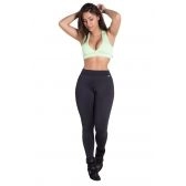 Legging Lisa Levanta Bumbum com Franzido Preto