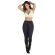 Legging Lisa Levanta Bumbum com Franzido Preto